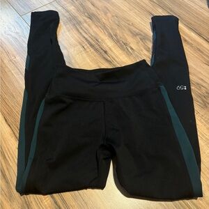 Splits59 Black and Green Performance Leggings